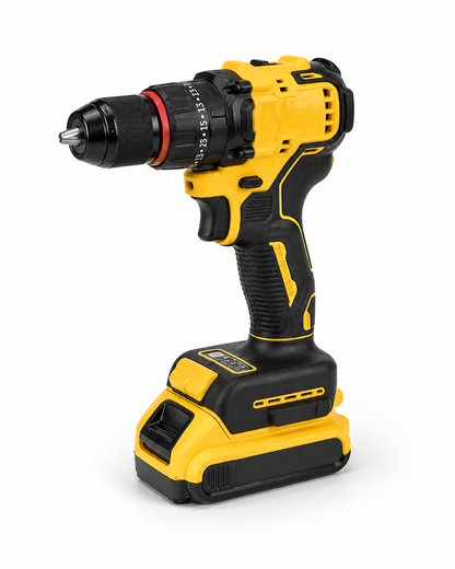 48V Cordless Hammer Drill Machine – Heavy Duty Rotary Power Full Kit Tools Set