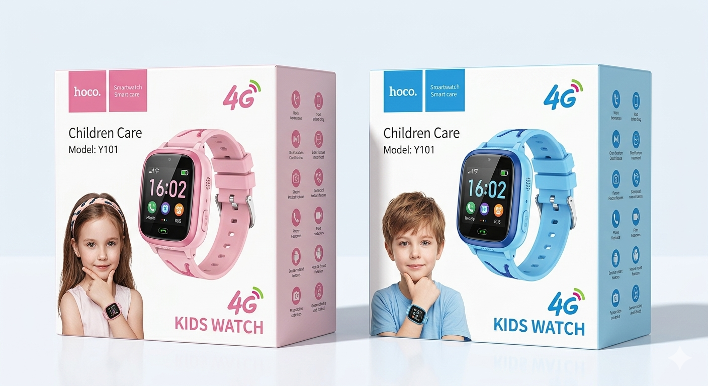 4G Kids Smart Watch — GPS Tracker, Video Call & SOS for Children